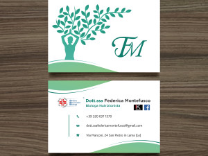 Federica Montefusco Logo and Business Card